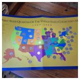 First State Quarters of the United States Collector's Map - 1998 to 2008