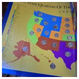 First State Quarters of the United States Collector's Map - 1998 to 2008