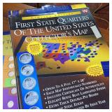 First State Quarters of the United States Collector's Map - 1998 to 2008