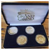 Grand Casino Gilded Coin Collection Split Rock & Minneapolis Skyline & State Capital & Monument