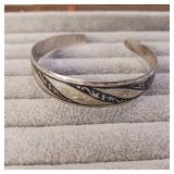 .875% Silver Beautifully ornate bracelet