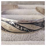 .875% Silver Beautifully ornate bracelet