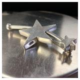 Sterling Silver Shooting Star Pin ::