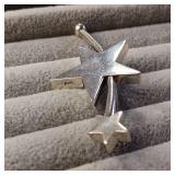 Sterling Silver Shooting Star Pin ::