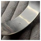 Turquoise Twisted Wire Cuff Bracelet :: 21.6 mm wide ::