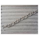 Sterling Silver ECCO Heavy Chain :: 13.5 mm wide :: Toggle Clasp :: Over 7.5 inches in length