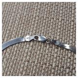 Sterling Silver Chain :: 18 long :: no kinks :: 4 mm herringbone