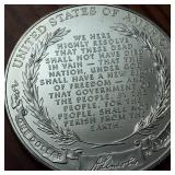 Lot of 6 :: 90% Silver Dollars:  Multiple Year U.S. Mint commemorative coin honoring Great Men!