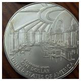 Lot of 6 :: 90% Silver Dollars:  Multiple Year U.S. Mint commemorative coin honoring Great Men!