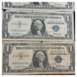 Lot of 16: 1957 Series Silver Certificates :: Not FRN'S :: circulated condition :: BLUE SEALS!