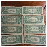 Lot of 16: 1957 Series Silver Certificates :: Not FRN'S :: circulated condition :: BLUE SEALS!