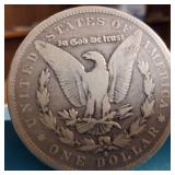 1879-S Morgan silver dollar :: Weight: 26.7 grams 90% silver :: Most popular collected coin by the US Mint!