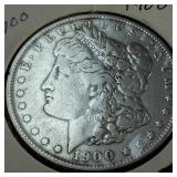 Lot of 2 :: 1900 Morgan silver dollars :: Weight: 26.7 grams 90% silver :: produced by the US Mint!