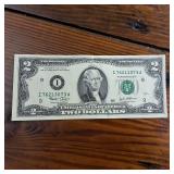 2003 Crisp and Clean 2 Dollar Federal Reserve Note :: Collectible :: Featuring Thomas Jefferson
