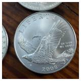 Lot of 6 :: 90% Silver Dollars:  Multiple Year U.S. Mint commemorative coin honoring History!