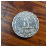 Constitutional Silver Quarter :: 1964 Washington :: 90% Silver