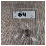 Sterling silver Turquoise & Coral Composite Ring - Size 7  7.25 : Weight of 3.9 grams