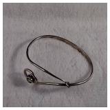 Unique 'Slip-on' Contemporary Design Bracelet - PERIDOT  11.2g