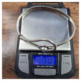 Unique 'Slip-on' Contemporary Design Bracelet - PERIDOT  11.2g