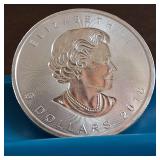 2018 Canadian $5 Silver Maple Leaf :: 1 Troy oz .9999 pure silver bullion