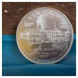 2006-S San Francisco Old Mint Silver Dollar : 90% silver commemorative coin, 26.73 grams 38.1mm