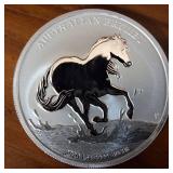 2020 Australian Brumby 1 Troy oz Silver Coin :: .9999 Fine Silver :: $1 AUD (BU)