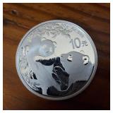30Gram .999 Silver Bullion  2021  10 Yuan Face Value Panda  Excellent Condition