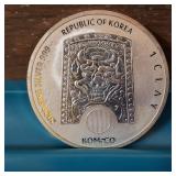 2021 1 Troy oz .999 Silver 1 Clay South Korea CHIWOO