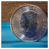 2019 Canada 1 oz $5 Silver Maple Leaf Coin .9999 Fine Silver - BU  Grizzly