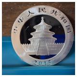 2015 30g .999 Fine Silver 10 Yuan Panda :: Tax Exempt :: Brilliant Uncirculated