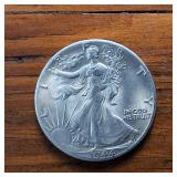 1939-1947 Walking Liberty Half Dollar Sequential Collection of NICE condition 90% Silver (9 coins)