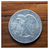 1939-1947 Walking Liberty Half Dollar Sequential Collection of NICE condition 90% Silver (9 coins)