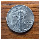 1933-1939 Walking Liberty Half Dollar Sequential Collection of NICE condition 90% Silver (6 coins)