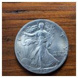 1933-1939 Walking Liberty Half Dollar Sequential Collection of NICE condition 90% Silver (6 coins)