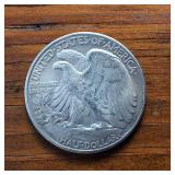 1933-1939 Walking Liberty Half Dollar Sequential Collection of NICE condition 90% Silver (6 coins)