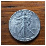 1933-1939 Walking Liberty Half Dollar Sequential Collection of NICE condition 90% Silver (6 coins)