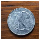 1933-1939 Walking Liberty Half Dollar Sequential Collection of NICE condition 90% Silver (6 coins)