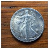 1933-1939 Walking Liberty Half Dollar Sequential Collection of NICE condition 90% Silver (6 coins)