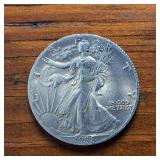 1933-1939 Walking Liberty Half Dollar Sequential Collection of NICE condition 90% Silver (6 coins)