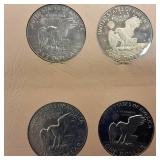 Dansco Eisenhower Dollars Complete Collection in Album :: Including 10 special 40% silver-clad coins