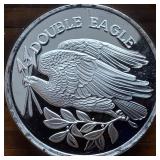 Beautiful Bullion Coin 1 troy oz. (BU) :: Double Eagle :: .999 Fine Silver :: Made in USA