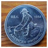 Bright Uncirculated 1984 ENGELHARD 1 oz .999 Bullion :: The American Prospector Shine!