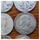 Super Combo Silver!  3 Walking Liberties, 3 Ben Franklins, 3 Quarters, & 3 silver dimes!
