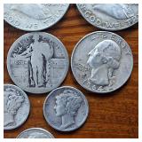 Super Combo Silver!  3 Walking Liberties, 3 Ben Franklins, 3 Quarters, & 3 silver dimes!