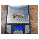 Silver chain bracelet - 7.25inch - 3.2g