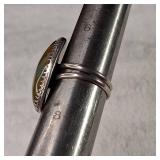 Large Stone - Jasper - Sterling Ring - Size 7 - 6.7g