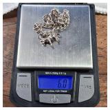 Silver Chain Bracelet with Donkey charm - 6g - approx 7.5 inch