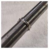 Sterling & Turquoise Ring with Center stone - Size 6  2.6g