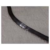 Herringbone Flat Silver Chain Necklace - 7mm - HCT - 925  18+ inches - 22.5g