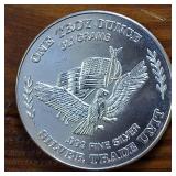 1981 Vintage 1 Troy oz: 99.9% Fine Silver :: USA Assay Office :: USA Strategic Stockpile : 31.1 gr.